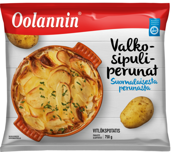 Oolannin Valkosipuliperunat 750 g