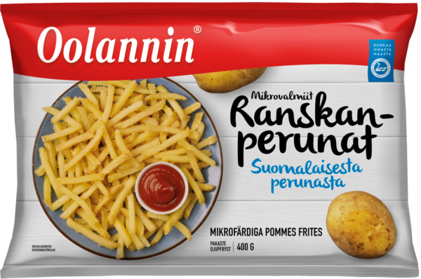 Oolannin Mikrovalmiit ranskanperunat 400 g